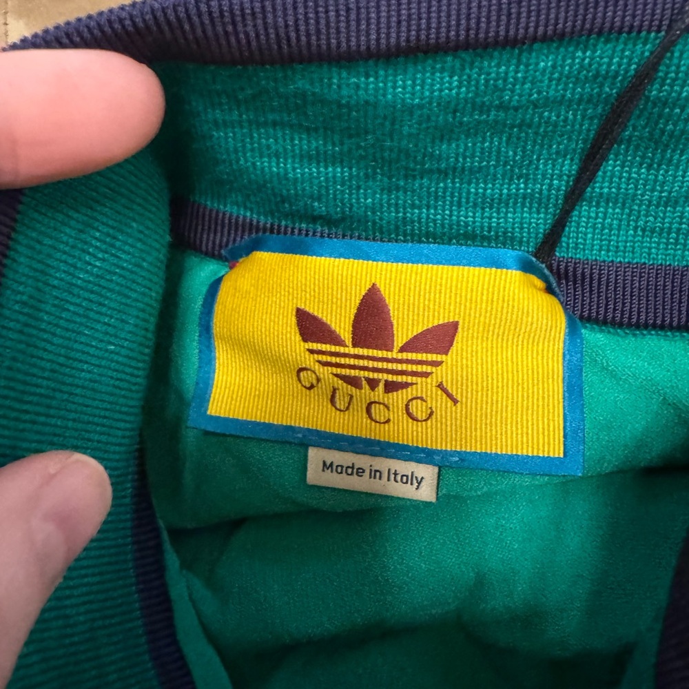 Authentic New With Tags Gucci x Adidas GG Logo Monogram Knit Joggers - Picture 5 of 7